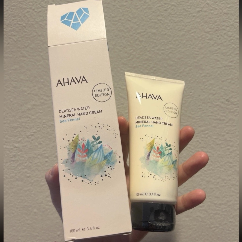 AHAVA Dead Sea Water Mineral Hand Cream SEA FENNEL 3.4 oz NIB Seal LIMITED ED